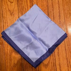 Periwinkle/ Royal Blue Silk Pocket Square